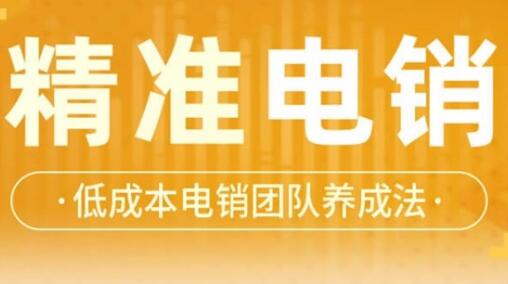 张烜搏·精准电销，低成本电销团队养成法