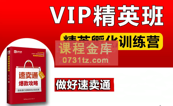 速卖通VIP课程-精英班，价值5880元