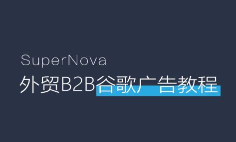 慢慢来·外贸B2B独立站谷歌广告实操教程，价值2780元