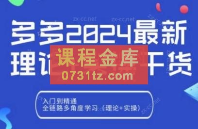 拼多多2024最新规则理论结合实际的干货