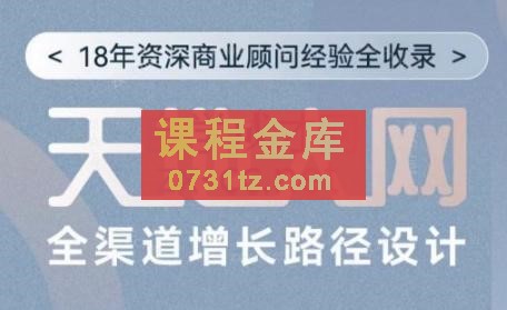 张琦老师·天地人网-引爆流量全聚到增长-企业管理精品课