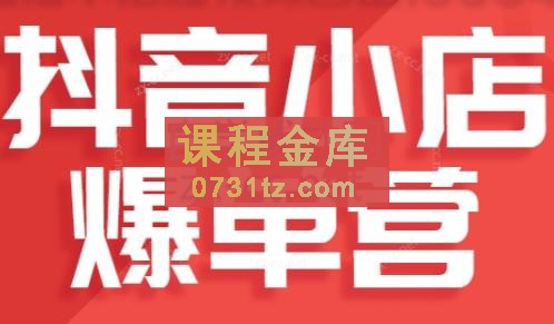 推易抖音小店爆单营（更新9月）