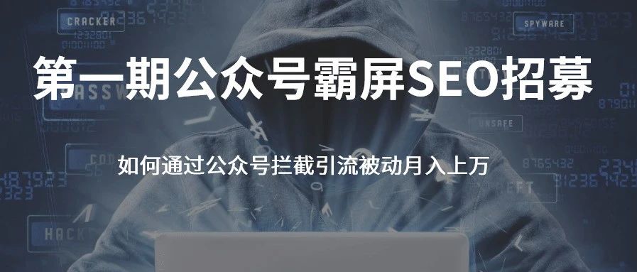 郭啸天·公众号霸屏SEO特训营(无水印)