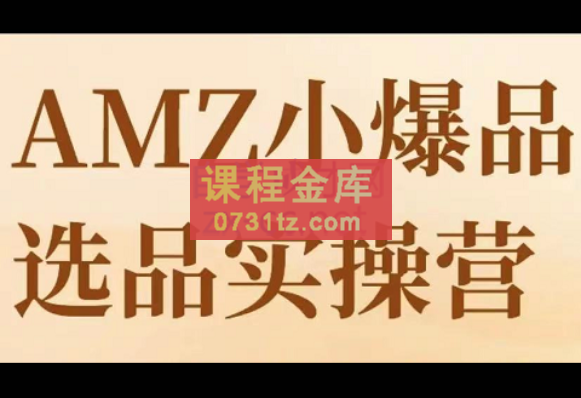 跨境颜叫兽·亚马逊小爆品实操营，价值7998元