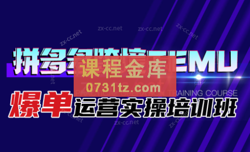 方杞伟·拼多多跨境TEMU爆单运营实操培训班