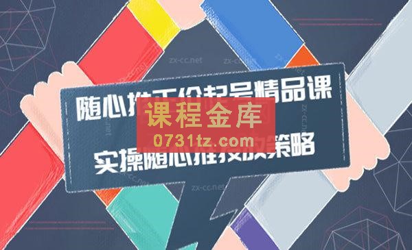 陈吹吹·随心推正价起号精品课，实操随心推投放策略