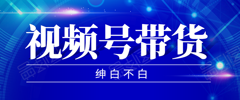 绅白不白：2020年9月红利项目 视频号带货(无水印)