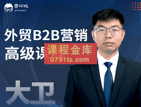 带你投·外贸B2B营销高级课程：建站+SEO+PPC广告，价值6999元