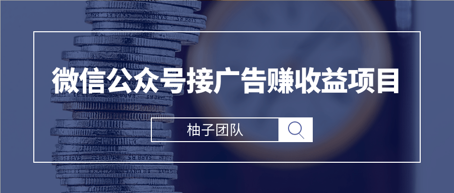 微信公众号接广告赚收益项目(无水印)