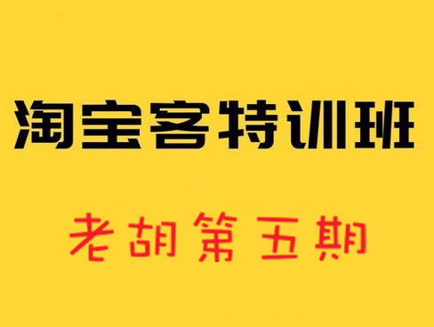 老胡淘客特训营第三、四期、五期，价值4999元