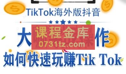 泰东老师·TikTok全域运营课