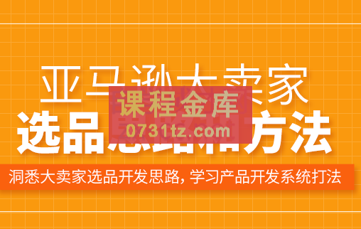 李老师·亚马逊运营管理选品课，价值3000元