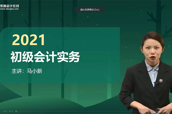 2021初级会计实务马小新导学先修班（12讲全含讲义）