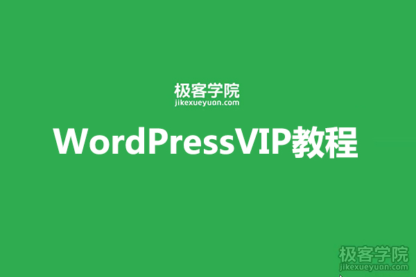 WordPress极客VIP教程（视频+资料）