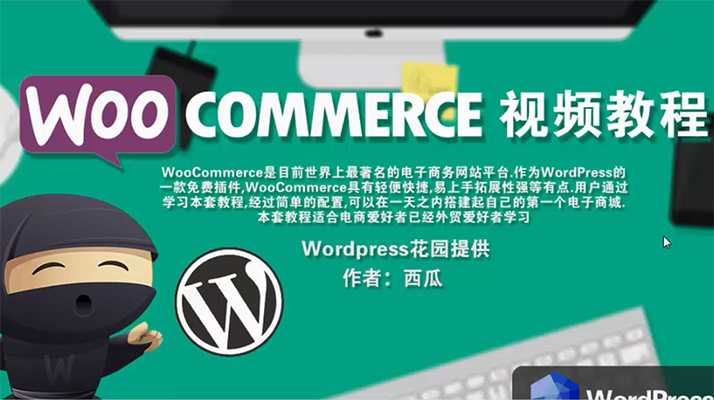 woocommerce搭建wordpress电商独立站视频教程