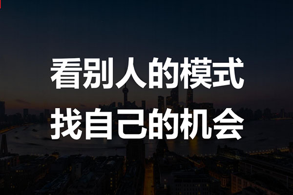 郑翔洲商业模式与资本运营：看别人的模式，找自己的机会（视频+讲义）