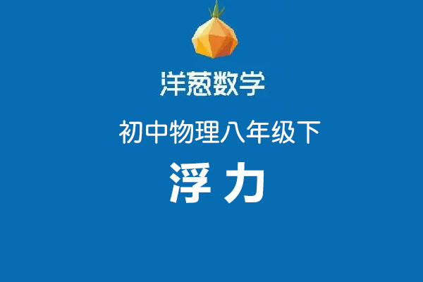 洋葱数学：初中洋葱物理八年级下第十部分浮力