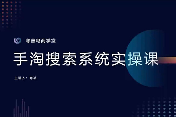 2023手淘搜索系统实操课