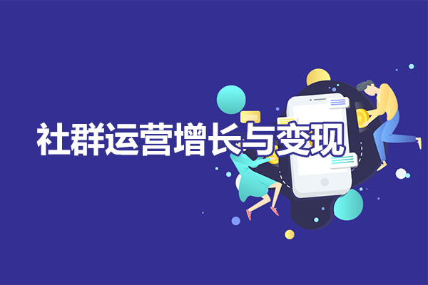 社群运营增长与变现全讲解视频课(视频+文档)
