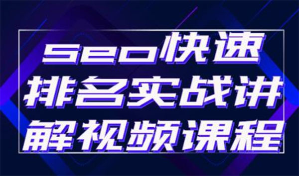 SEO网站排名优化提升实战讲解视频教程-樊天华