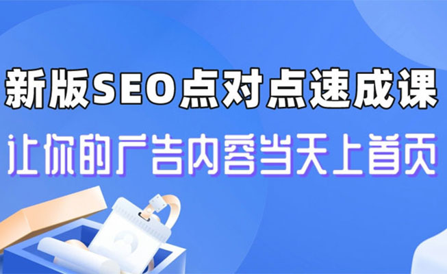 SEO新版课点对点引流速成实战教程：如何让你的广告内容当天上首页