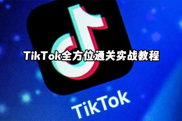 TikTok全方位通关实战教程：一套课程让你成为TK专家