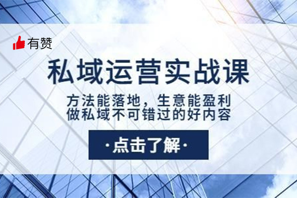 有赞学堂私域运营实战课