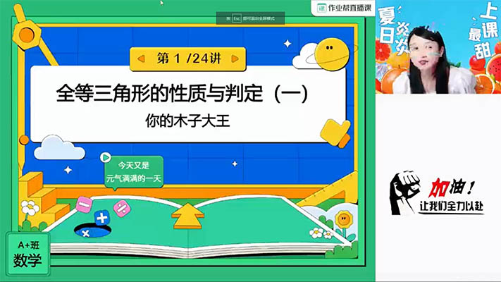 2024作业帮初二数学A+暑假班班李爽（视频+讲义+资料）