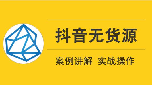 顽石电商·抖音小店无货源项目(1-3期)，价值3980元