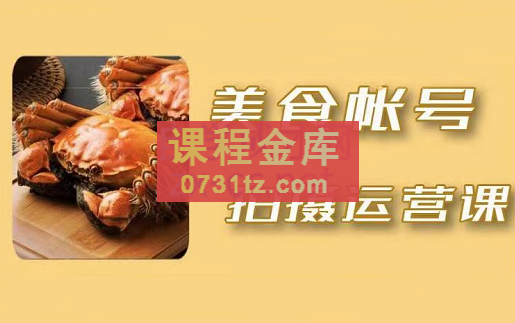 摄影钢·美食账号拍摄运营系列课，价值1680元