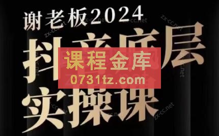 2024谢老板底层实操课